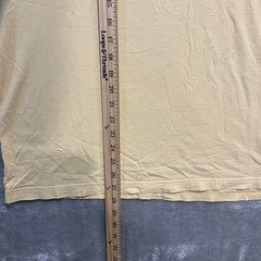 G.H. Bass & Co. Shirt Mens L Yellow Salmon River Whitewater Graphic Distressed