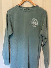 Oak Island Beach Life Green L/S T-Shirt Men’s S Stay Salty