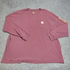 Carhartt Shirt Mens 2XL Workwear Spell Out Pocket Heavy Construction BUNDLE LOT