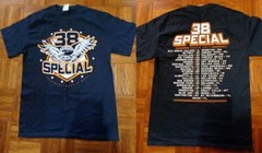 38 Special T Shirt 2015 Tour Dates Two Sided Black All Size T-Shirt O