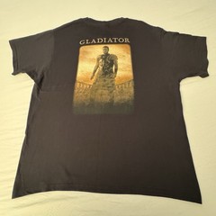Vintage Gladiator Movie Promo T-Shirt Size Large DreamWorks Russell Crowe