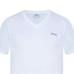 Mens Slazenger 100% Cotton V Neck T Shirt XS S M L XL XXL 3XL 4XL BNWT