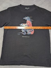 UT Uniqlo Studio Chizu Mamoru Hosoda’s Belle T-Shirt Unisex Size Medium Black