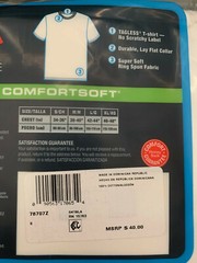 Hanes 7-Pack Mens Crew Neck Cotton T-Shirts Size: S White Traditional Fit Tee
