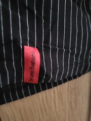 Bruno Banani Straight Line Mens Black Stripe T-Shirt / Top – Size Medium – NWT