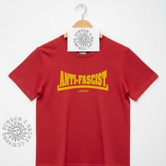 Anti Fascist Protest T-Shirt – Political, Custom Print, Various Colours, S-XXL