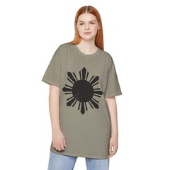Filipino Sun Longline Drop Tail Tee Pinoy shirt Streetwear Urban Long Body S-2XL