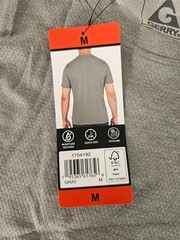 M / MEDIUM – GREY – Gerry Men’s Lightweight Cool Knit Active Gym Tee Shirt
