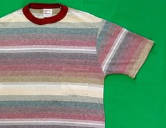 Mojave Vintage T Shirt 1970’s Surf Beach Clothing Striped Hang Ten OP Esque