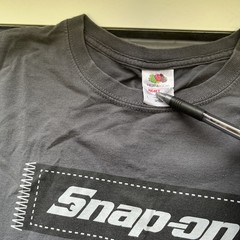 Fruit of The Loom Snap-On Tools Logo Shirt Size Large Gray Short Sleeve Men’s