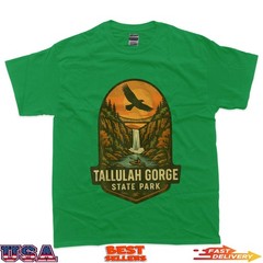 Tallulah Gorge Shirt Waterfall Bridge Kayak Georgia Park T-Shirt