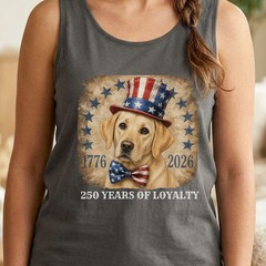 Yellow Lab Patriotic Tank Top
