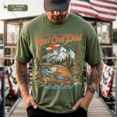 Comfort Colors Reel Cool Dad Fishing Shirt Father’s Day Gift For Husband Men Tee