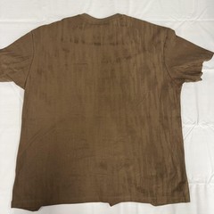 Fashion Collection Shirt Mens 3XL Brown Textured Casual Asymmetrical Pocket Tee