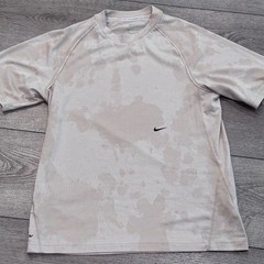 Nike Dri-FIT ADV Shirt Mens Small Tan Camo Training Top A.P.S. Running Athletic