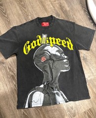 Godspeed Out of Many One Black And Yellow Tee