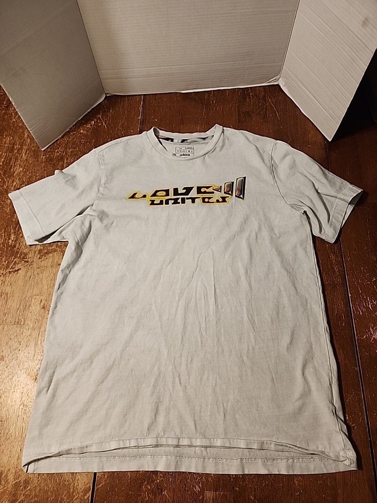 Adidas Originals X Pablo Vittar Love Unites Pride T-shirt White Adult M EUC