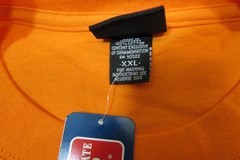University of Tennessee Vols Men’s Shirt XXL Embroidered Orange T-Shirt UT New