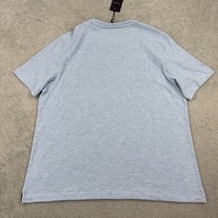 Ted Baker London Textured T-Shirt Short Sleeve Crew Neck Blue Size 5 XL