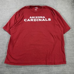 NFL Team Apparel Arizona Cardinals T-Shirt Mens 3XL Red Excellent Dad 1 Graphic