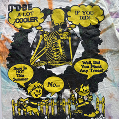 Online Ceramics SS19 Climate Change Is Dead Serious Tye Dye Tee Size Small