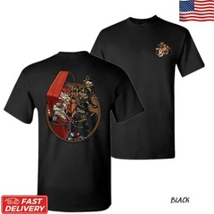 Firefighter Rescue Skull T-Shirt Fire Helmet Axe Rope Graphic Hero Gift Tee