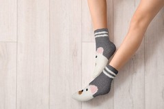 Womens Fuzzy Socks Girls Cute Slipper Sock Funny Fluffy Winter Warm Plush