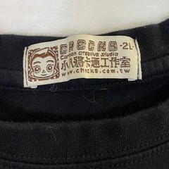 CHECKS Taiwan Map Graphic Black T Shirt Graphic Tee Size 2L