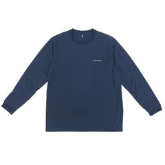 Mont-bell T-shirt, Long Sleeve, Men’s, Wickron, UV Protection, 1114688, Navy NV