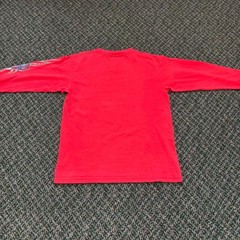 Vintage Youth JNCO Jeans Tribal Tiger Red Longsleeve Shirt Medium
