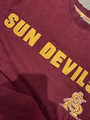 Vintage 1990s Colosseum Athletics Arizona State Sun Devils College Shirt Adult M