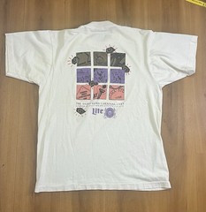 Vintage 1989 Sigma Sigma Carnival T Shirt Miller Lite Single Stitch USA Made L