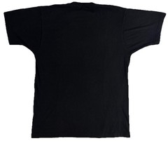 Vtg Fruit of the Loom Florida Neon On Black TShirt Adult Large Single Stitch 90s