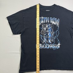 Ripple Junction Death Row Records T Shirt XL Black Hip Hop Snoop Dre 90s Retro