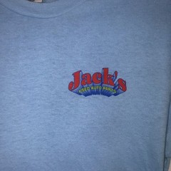 Vintage Single Stitch 80s Jacks Used Auto Parts Junkyard T Shirt Mens Size Large