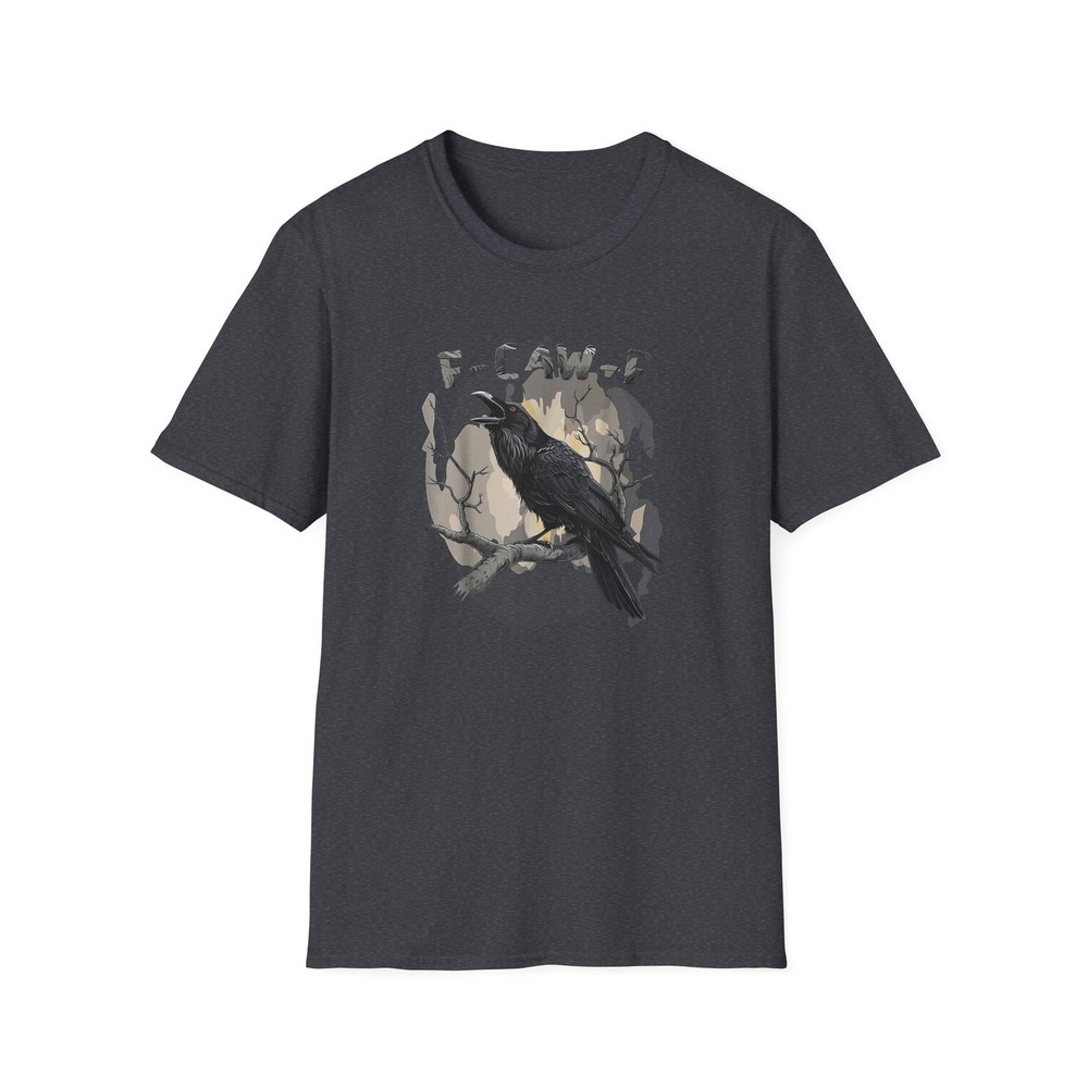 Black Crow F-Caw-F Shirt Black Bird Novelty T-Shirt Fcawf Funny Moon Small – 5XL