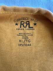 RRL – Double RL – Yellow Graphic Stag T-Shirt – Heavy Weight – 100% Cotton