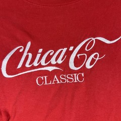 Delta Pro Weight Shirt Mens M Red Chica Co Classic Graphic Tee Preshrunk Cotton
