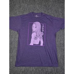 Ripple Junction Uzumaki T Shirt Mens XL Purple Junji Ito Anime Horror Manga Tee
