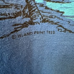 VTG Maui Single Stitch T-Shirt Men’s XL (Fits L) Blue Hawaii Sof Tee USA