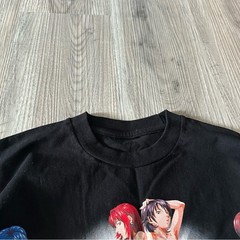 Vintage Bible Black Shirt Mens Medium Black 2001 Y2K Anime Rare Nude Adult 2000s