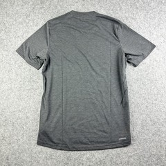 Adidas Shirt Mens M Charcoal Performance Tee Outdoor Active Sports S/S Crew NEW
