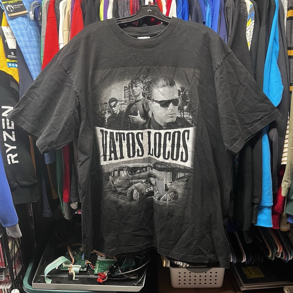 Vatos Locos Shaka Wear Super Max Heavy Mens 2XL T Shirt Streetwear Essential Vtg