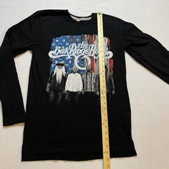 The Oak Ridge Boys Shirt Men’s Medium Long Sleeve Double Sided Black Patriotic
