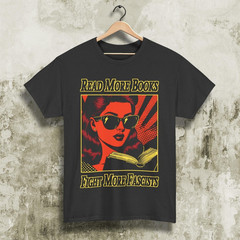 Read More Books Vintage Pop T-Shirt | Anti-Fascist Political Activist Tee