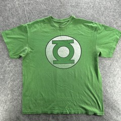 Green Lantern Shirt Mens Large Green DC Comics Superhero Movie Graphic Tee