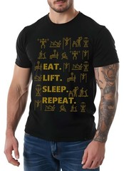 Gym Motivation Shirt Gym Workout Weightlifting Bodybuilding MMA Tee