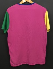 Polo Ralph Lauren Colorblock T-Shirt Blue Pink Green Yellow Custom Slim Fit XL