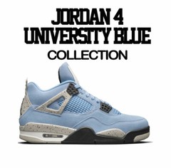 Shirt Match Jordan 4 University Blue Shoes – Daily Routine Tee