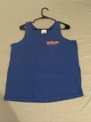 90s Vintage Wilson Tank Top Blue/orange Adult Size Medium